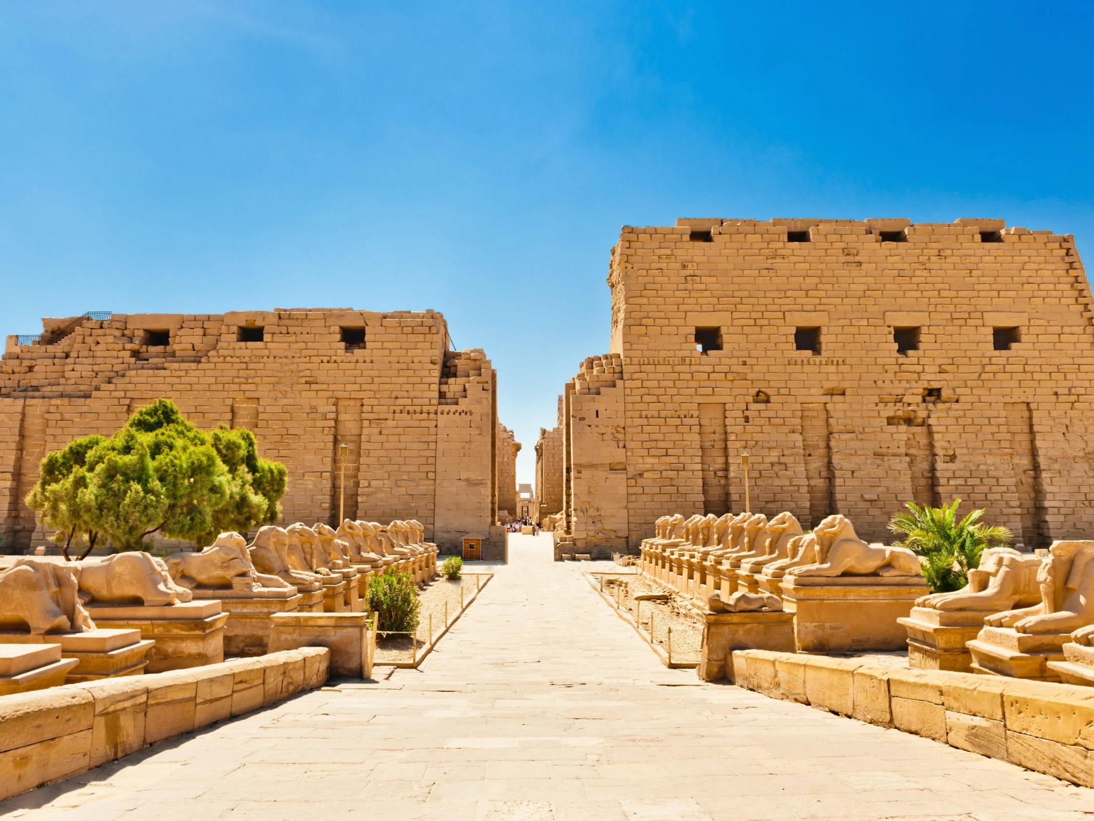 Avenue of Sphinxes at Karnak Temple