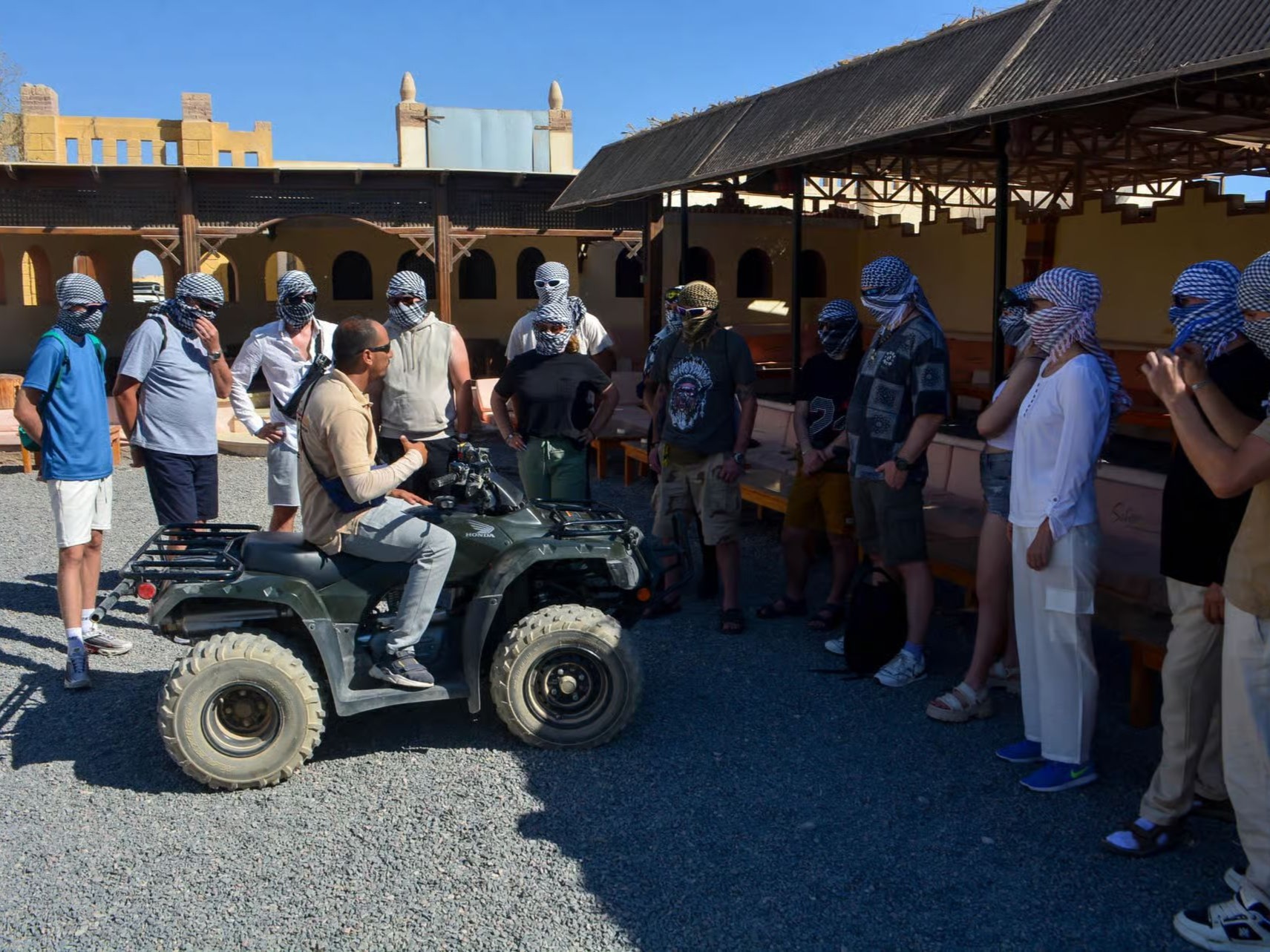 Accompanied by professional quad guides