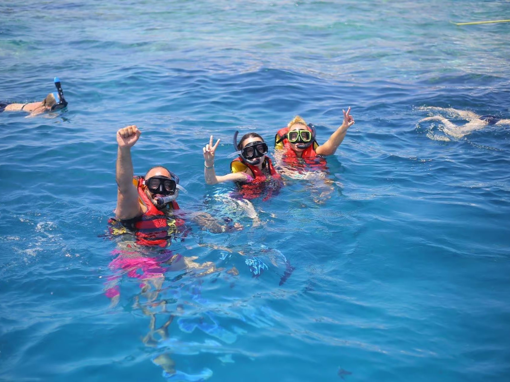 Snorkeling stop near Hamata islands